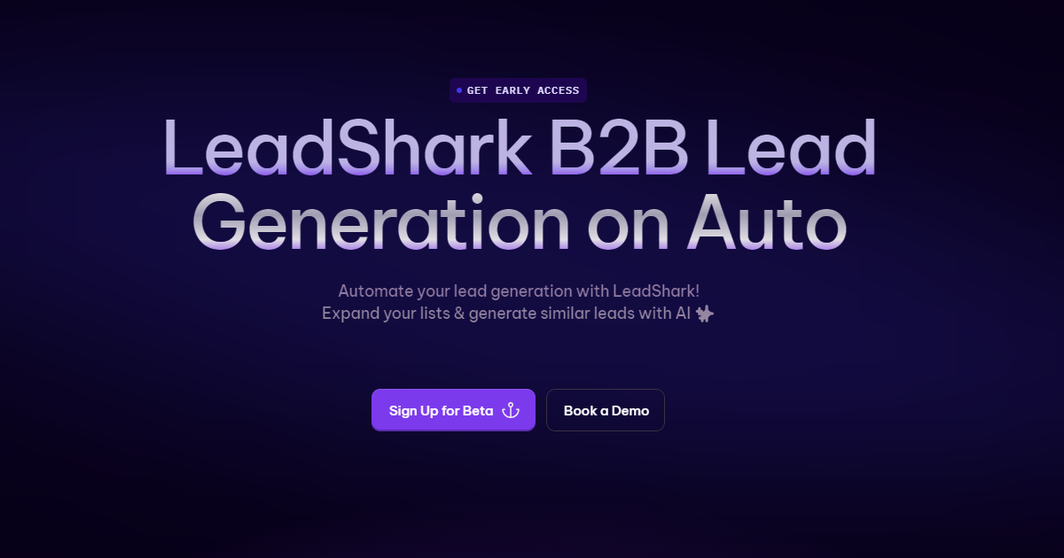 Lead Shark preview image