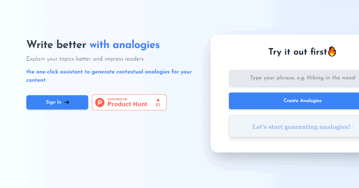 Analogenie preview image