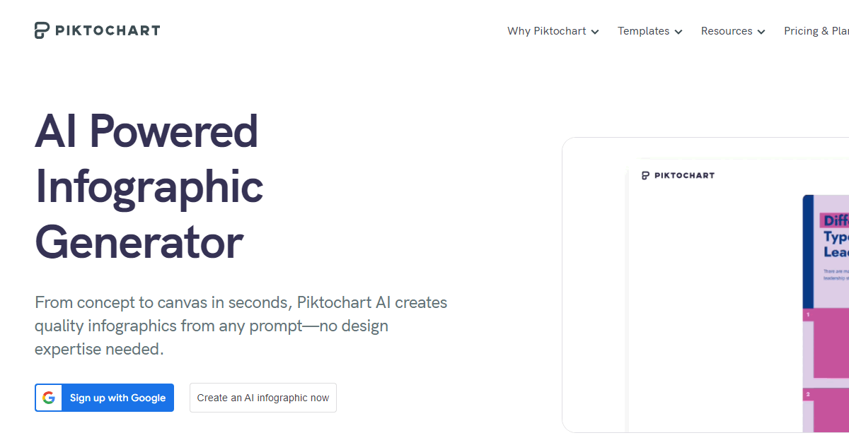 Piktochart AI preview image