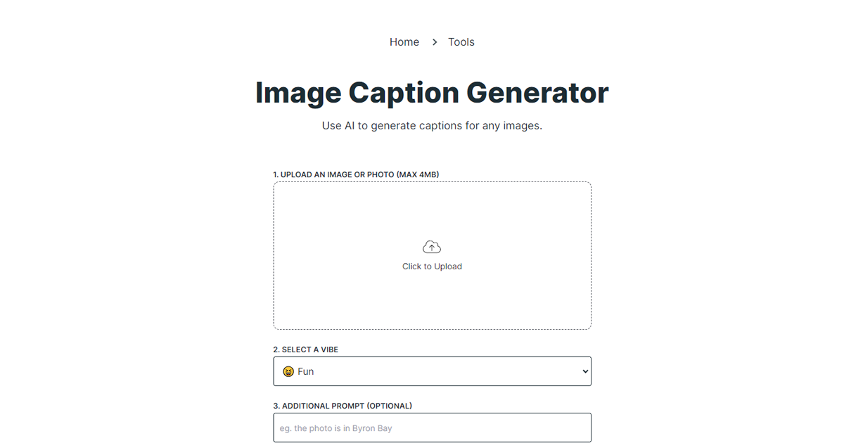 Image Caption Generator preview image