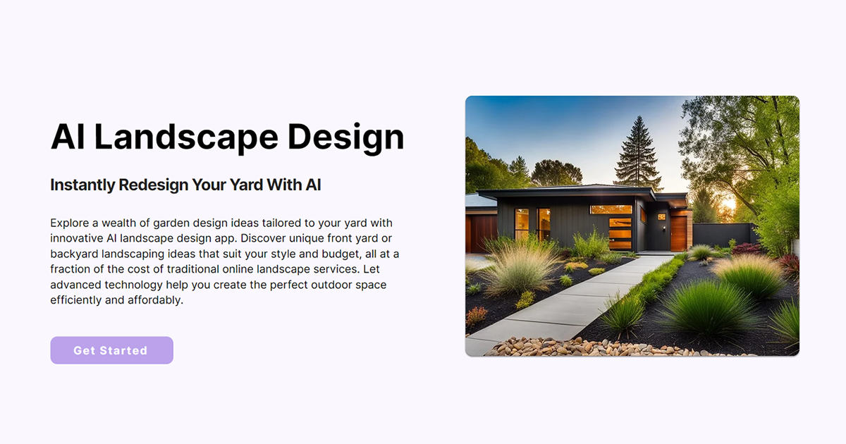 AI Landscape Design preview image