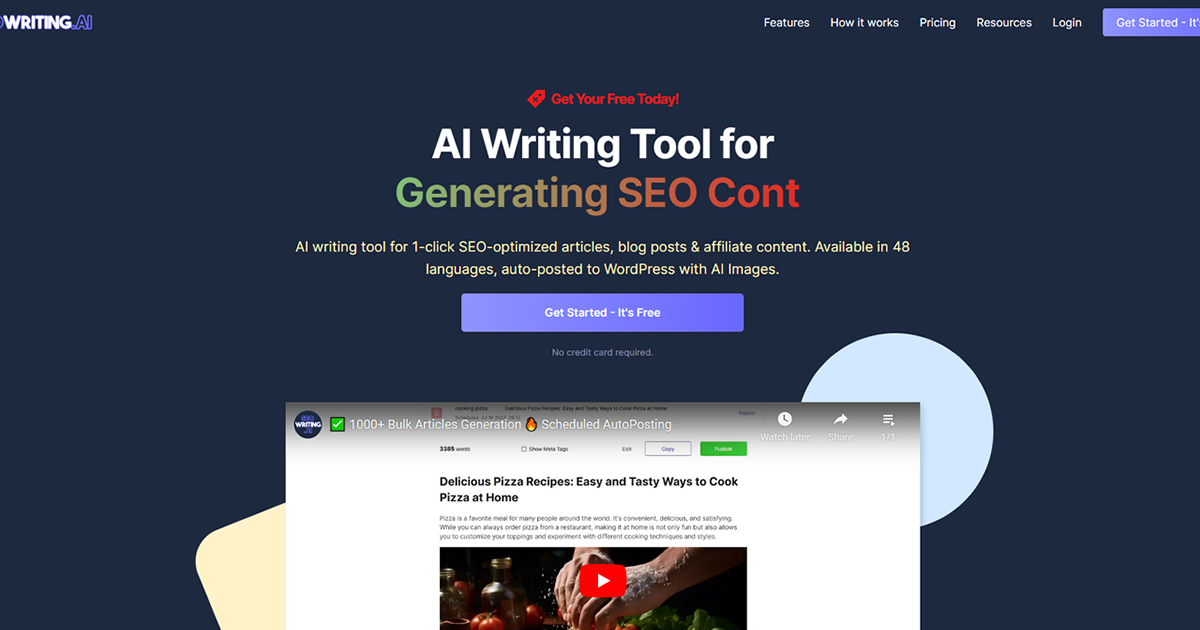 SEOWriting.AI preview image