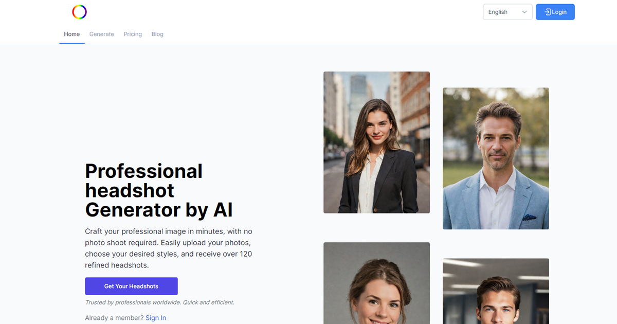 AI Generated Headshots preview image