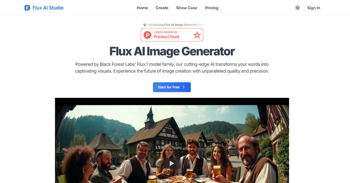 Flux AI Image Generator preview image