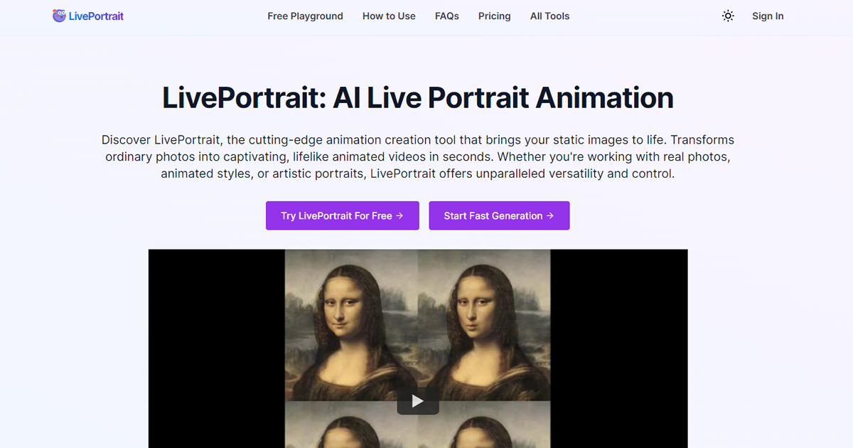 Live Portrait preview image