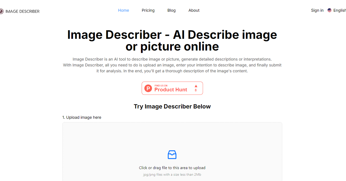 Image Describer preview image