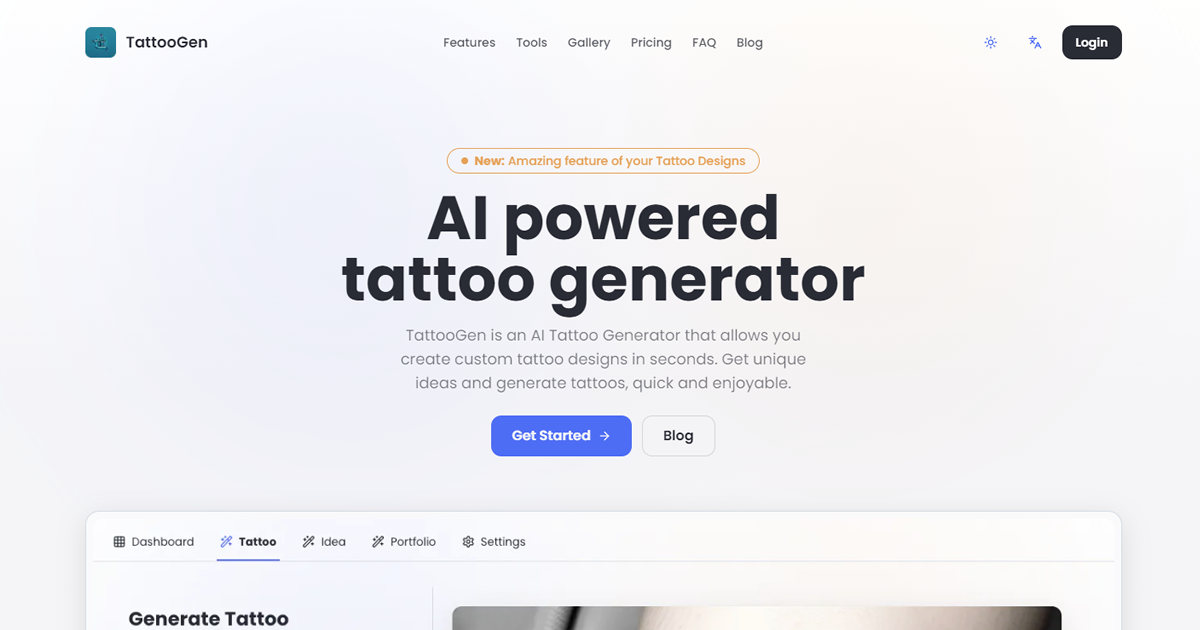 TattooGen preview image