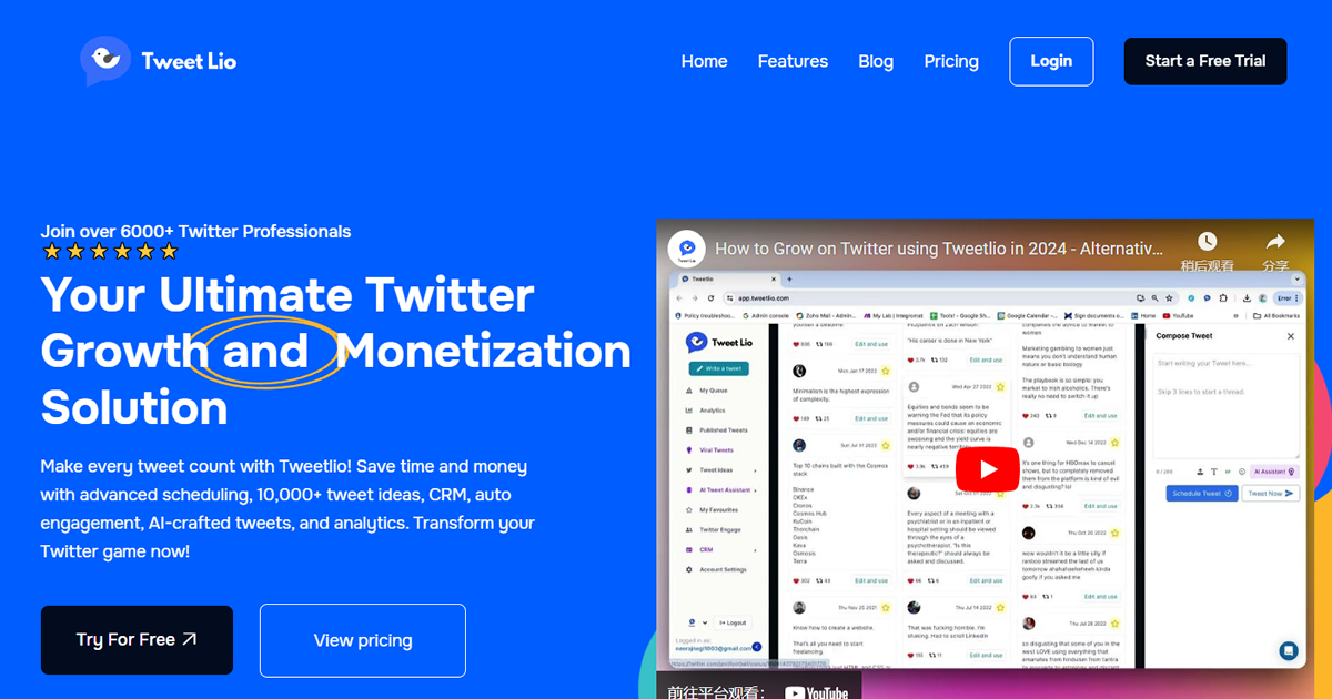 Tweetlio preview image