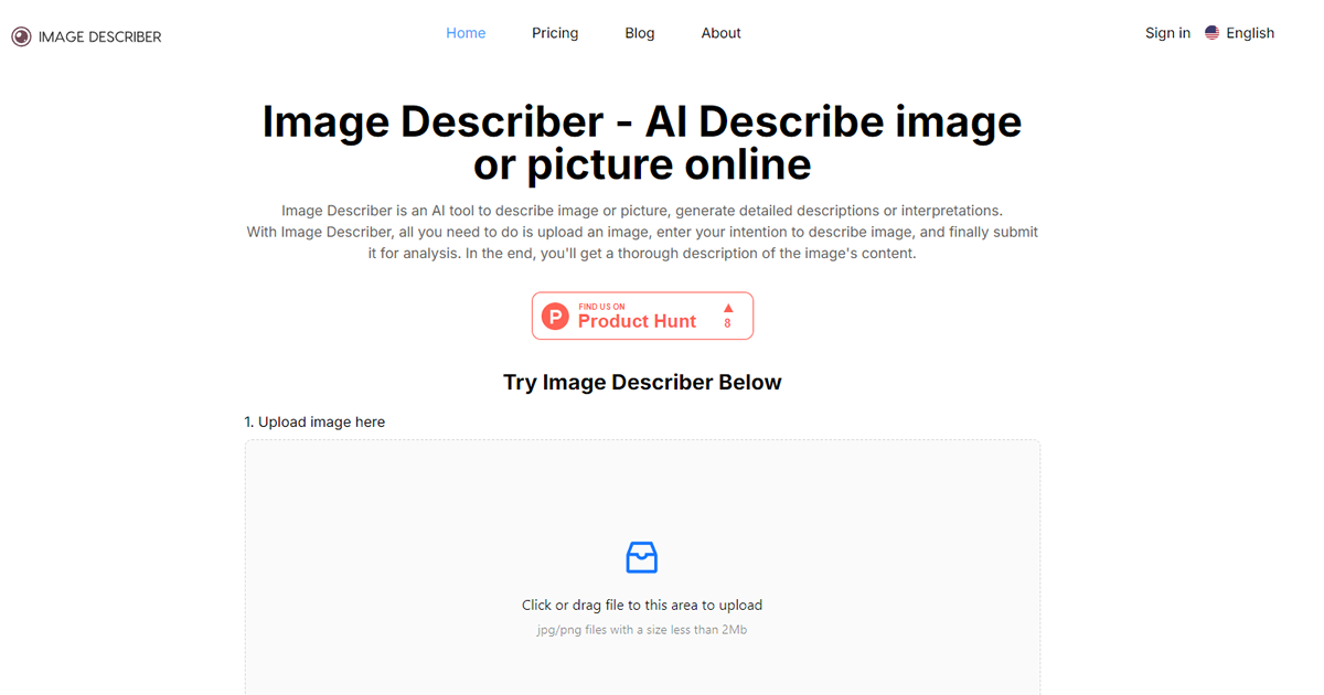 Image Describer preview image