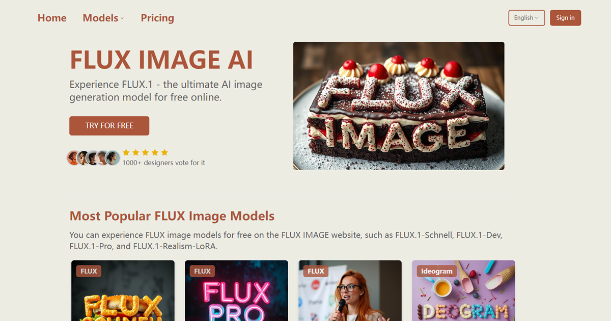 FLUX.1 AI IMAGE GENERATOR preview image