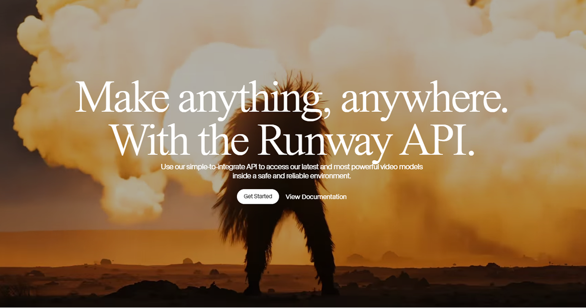 Runway API preview image