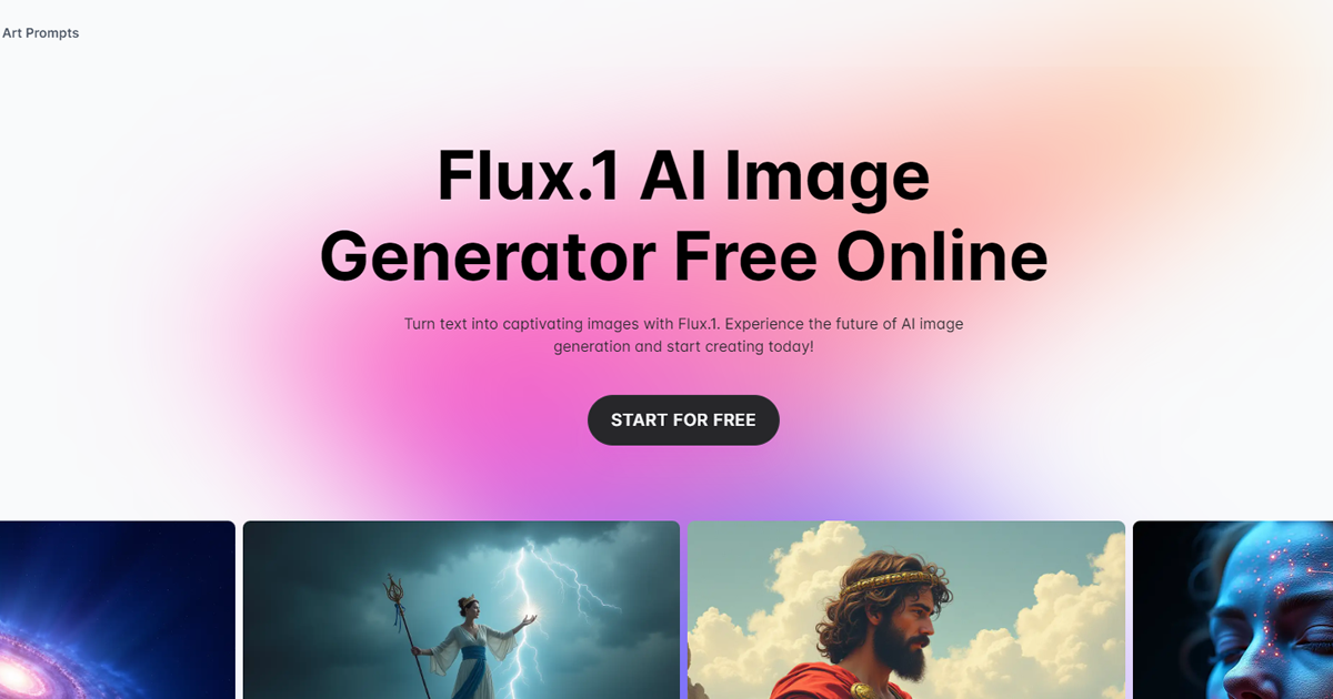 FluxAI.art: AI Image Generator Free Online preview image