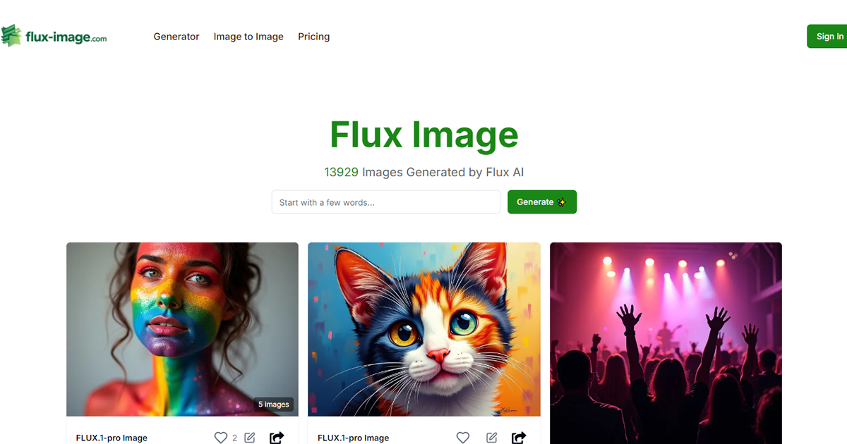 Flux Image AI preview image