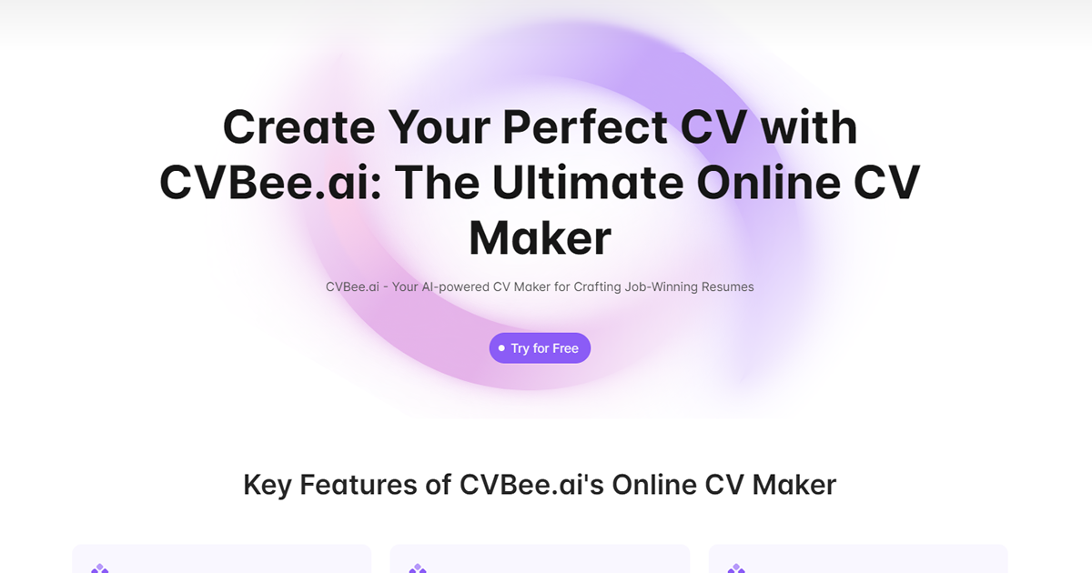 CVBee.ai preview image