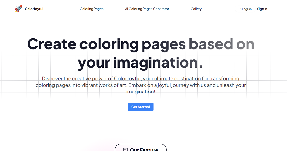 AI Coloring Pages Generator preview image