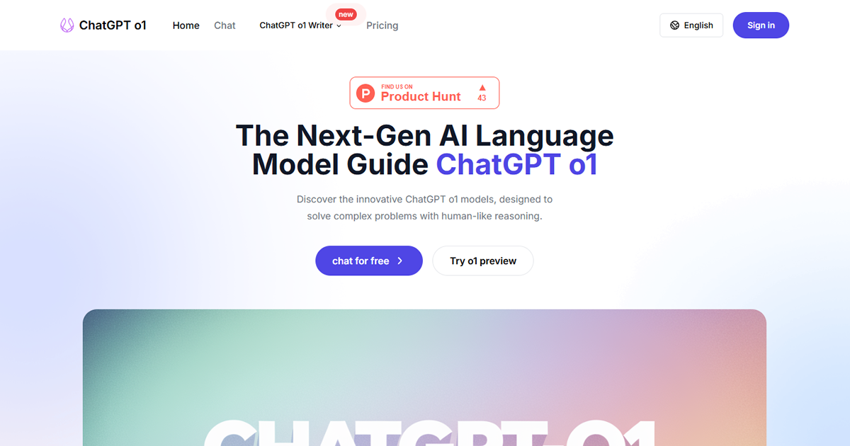 ChatGPT o1 preview image